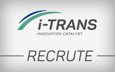 i-Trans recrute un(e) Coordinateur(trice) de projets juniors – Prédominance ferroviaire