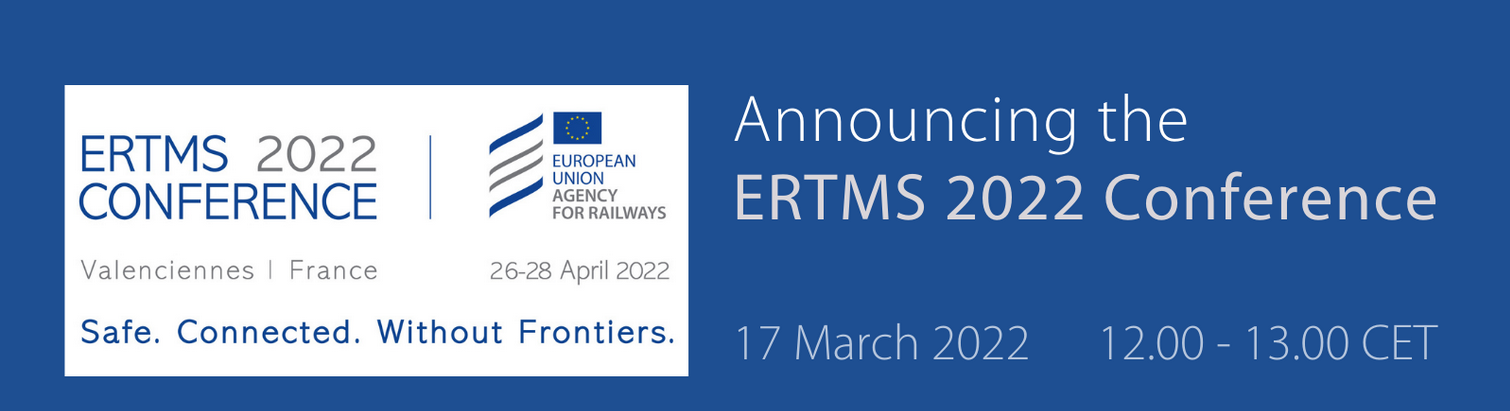 Webinar: Announcing the ERTMS 2022 Conference