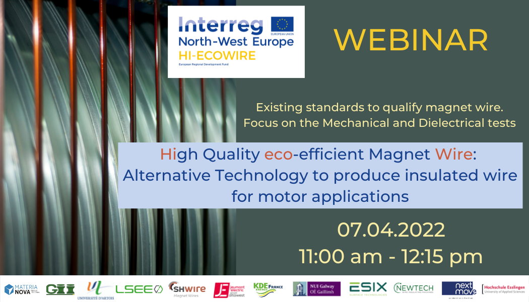 HI-ECOWIRE Webinar – High Quality eco-efficient Magnet Wire