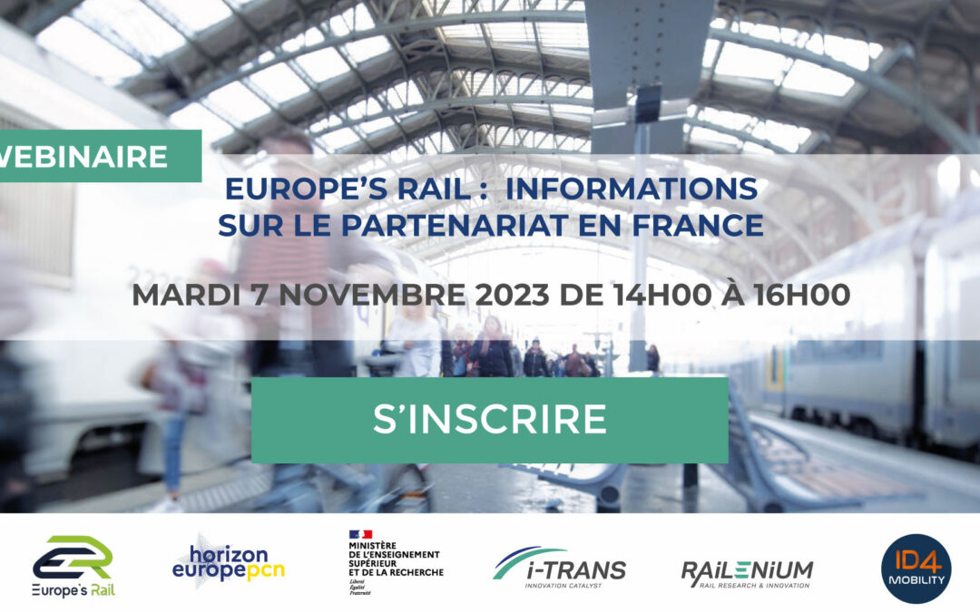 Webinaire : Europe’s Rail