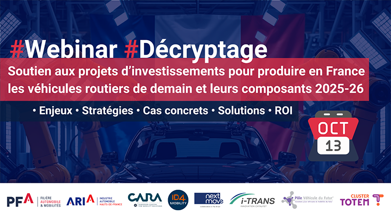 Webinaire – Décryptage de l’appel à projets Invest Auto 2025