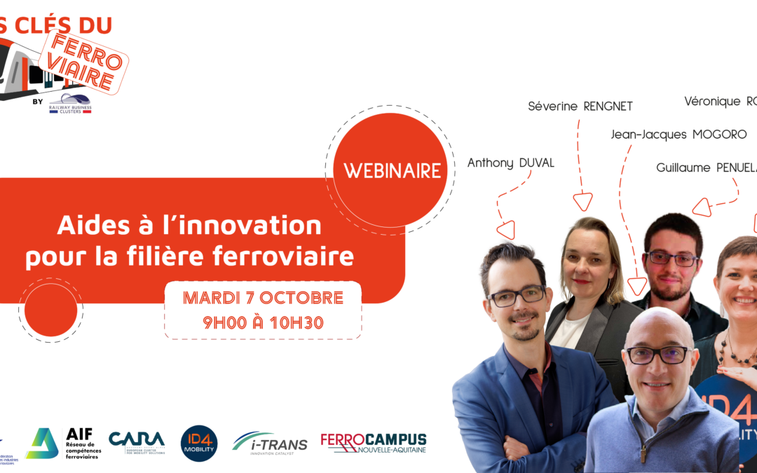 Webinaire : Aides à l’innovation pour la filière ferroviaire