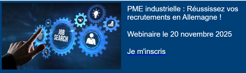 Webinaire Allemagne – PME industrielle : Recrutement