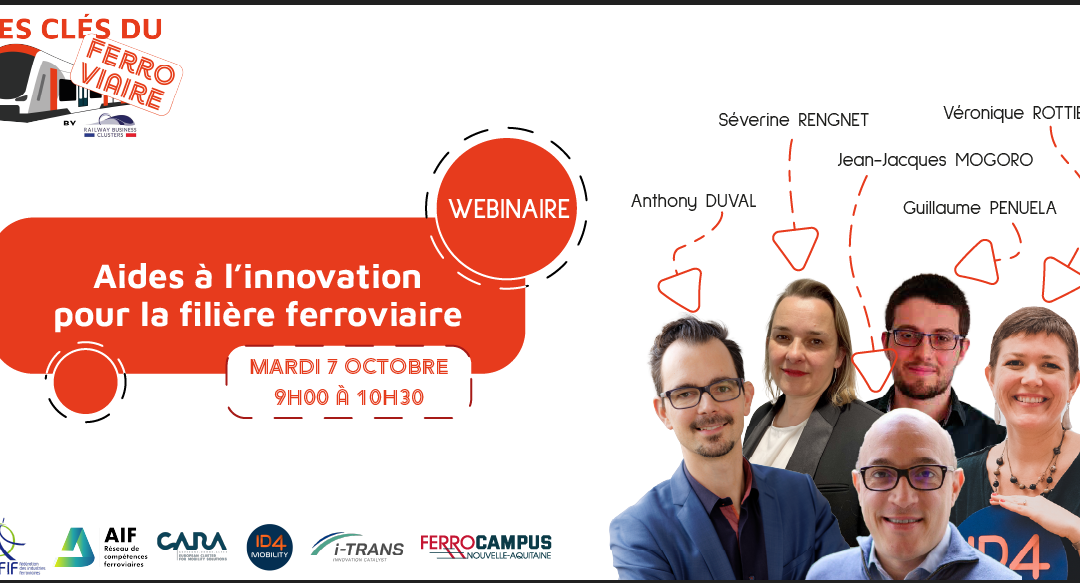 Webinaire – Les aides à l’innovation dans la filière ferroviaire