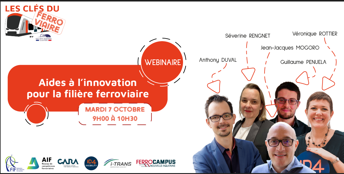 Webinaire – Les aides à l’innovation dans la filière ferroviaire