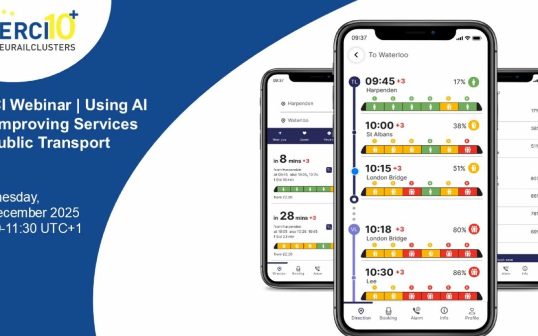 Webinaire ERCI : Utilisation de l’IA pour améliorer les services dans les transports en commun