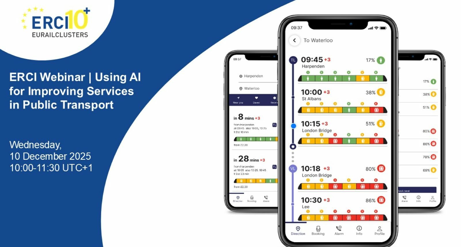 Webinaire ERCI : Utilisation de l’IA pour améliorer les services dans les transports en commun