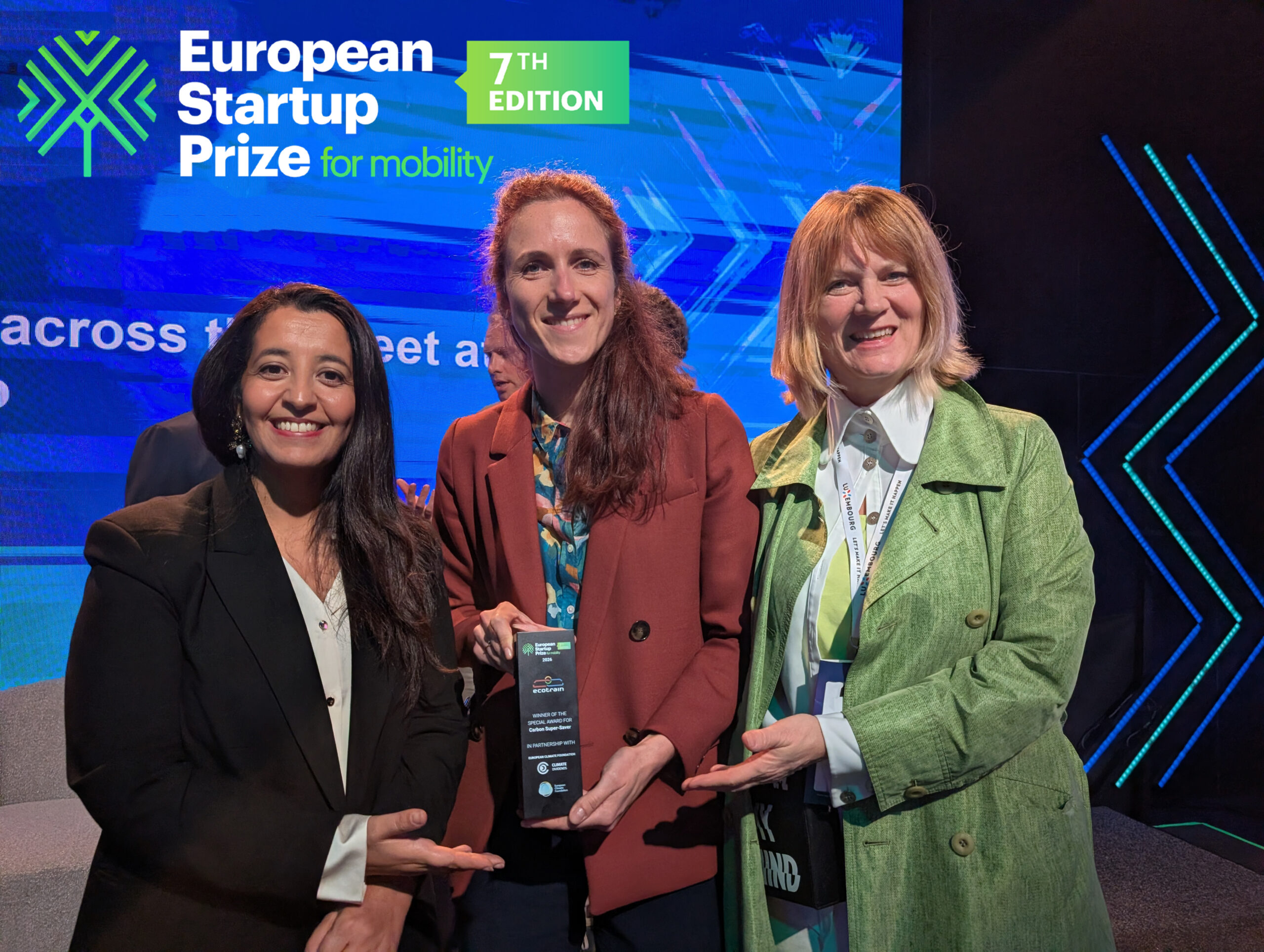 Ecotrain a reçu le prix spécial « Carbon...